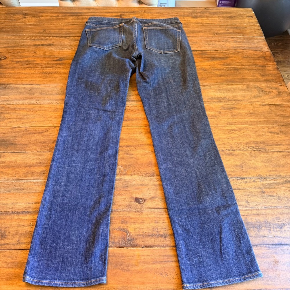 J.Crew Matchstick Straight Leg Jeans Dark Wash Blue Denim Size 29R 80280 FA12 - Picture 8 of 9